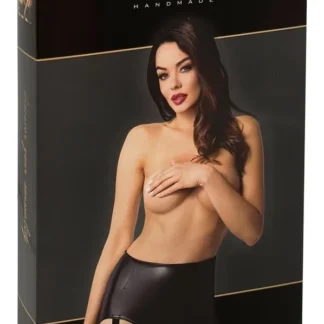Mini sukňa Noir Skirt Suspender XL