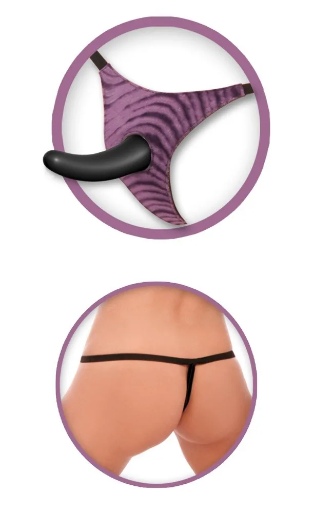 Vibrating Strap-On For Him – vibračný strap-on – Obrázok 4