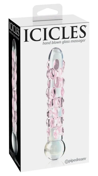 Sklenené dildo Icicles No. 7