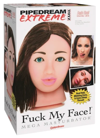 Masturbátor v tvare hlavy Fuck My Face