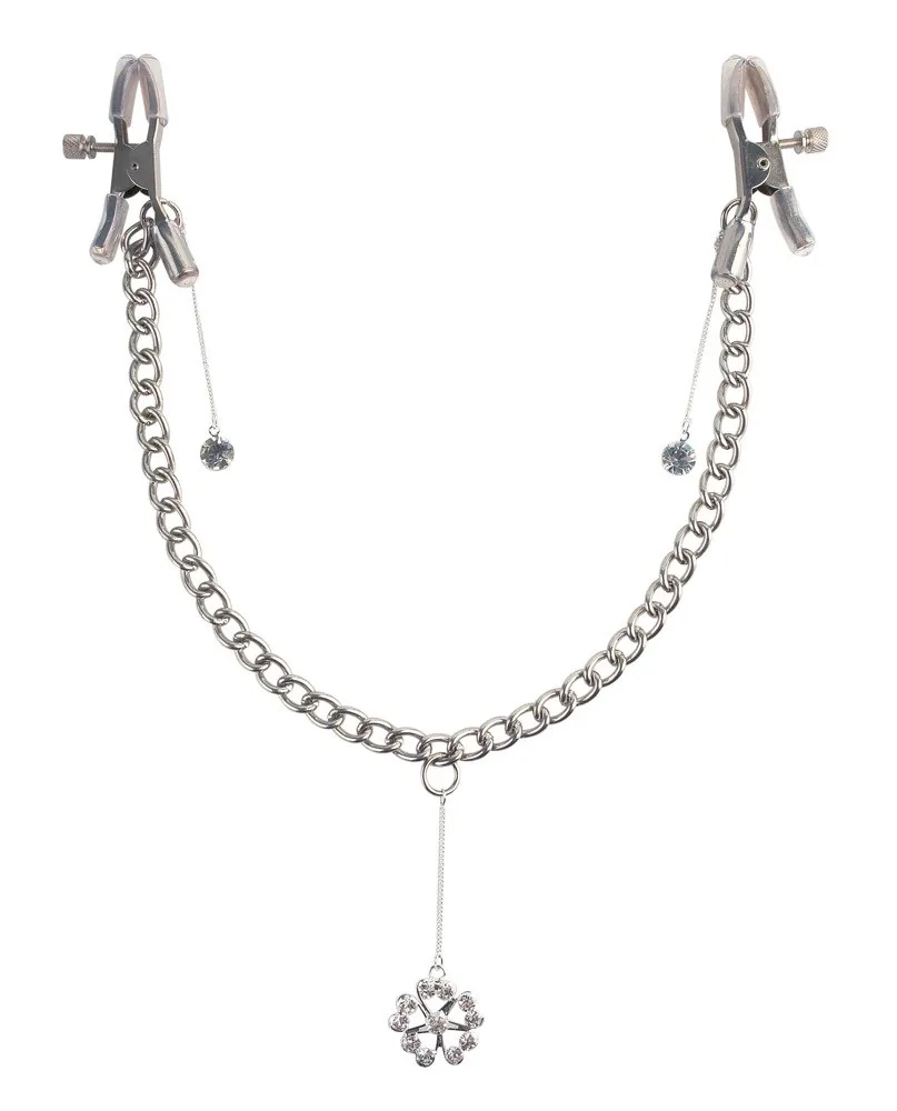 Svorky na bradavky Crystal Nipple Clamps – Obrázok 2