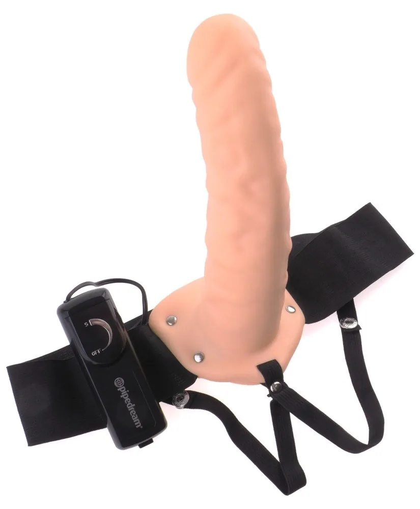Vibračný dutý strap-on – Obrázok 2