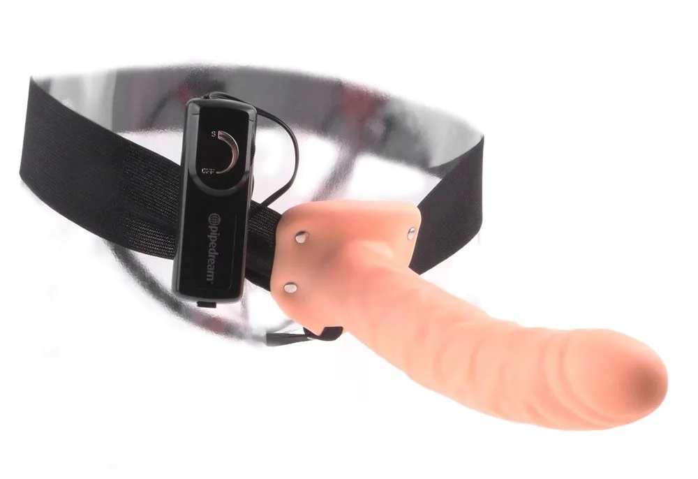 Vibračný dutý strap-on – Obrázok 3