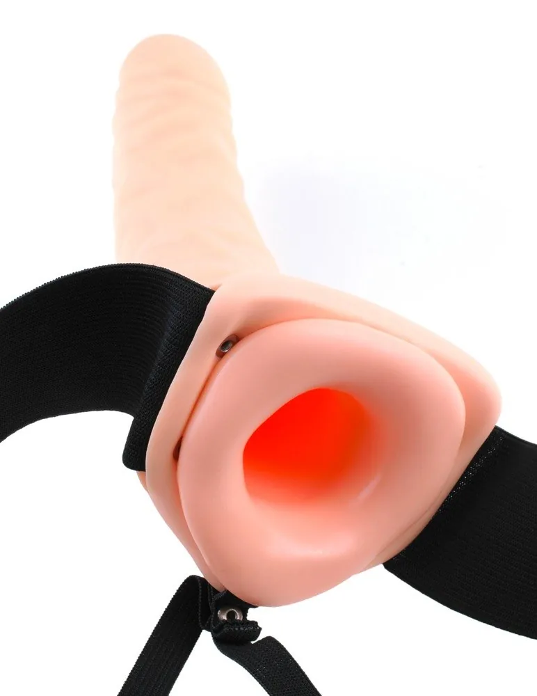 Vibračný dutý strap-on – Obrázok 5