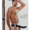 Vibračný dutý strap-on