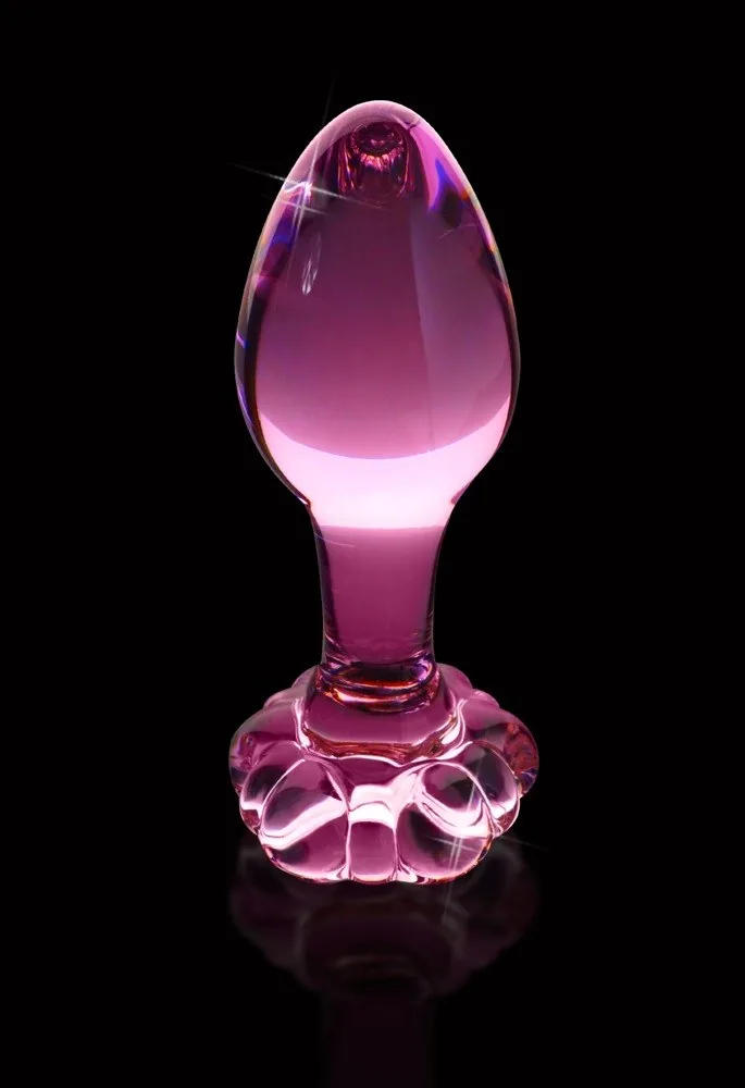 Sklenený análny kolík Icicles No. 48 – Obrázok 5