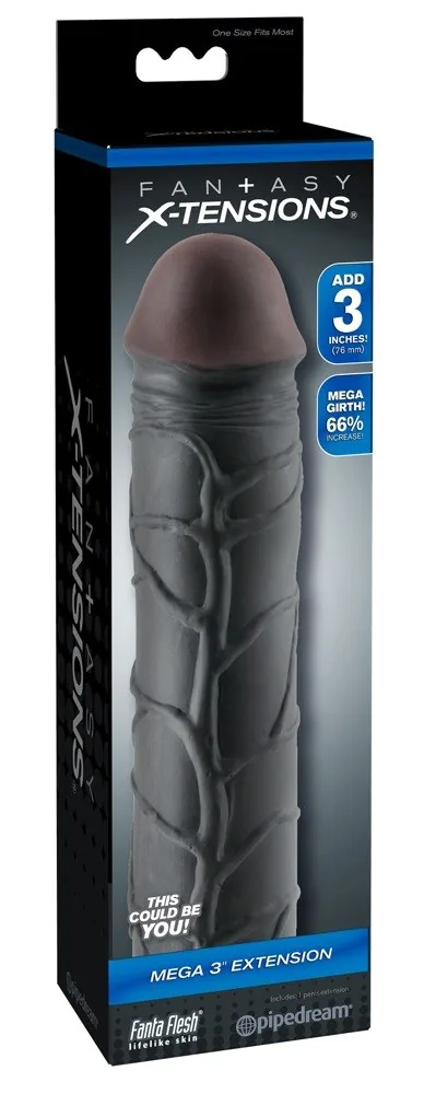 Návlek na penis Mega predĺženie 7,6 cm