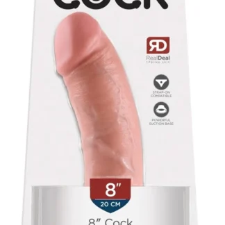 King Cock 8" dildo – telová farba