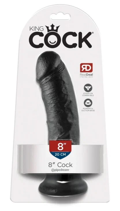 Realistické dildo 8" strap-on