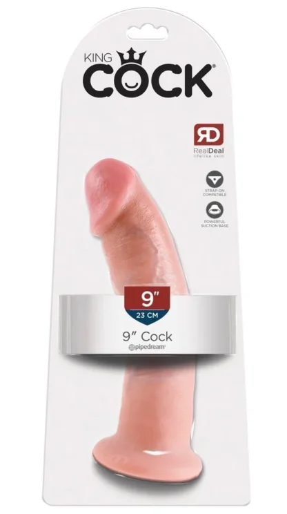 Realistické dildo King Cock 23 cm, telová farba