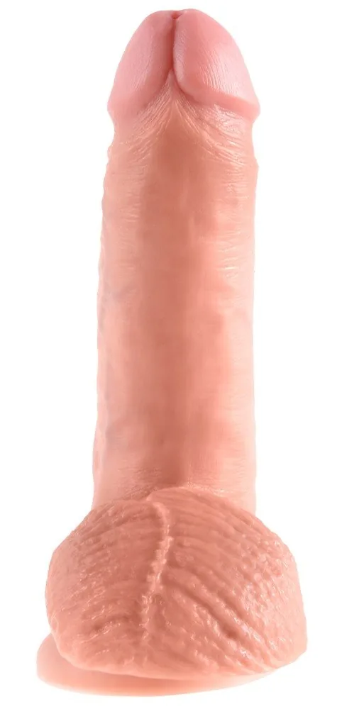 Realistické dildo King Cock so semenníkmi 19,4 cm – Obrázok 3