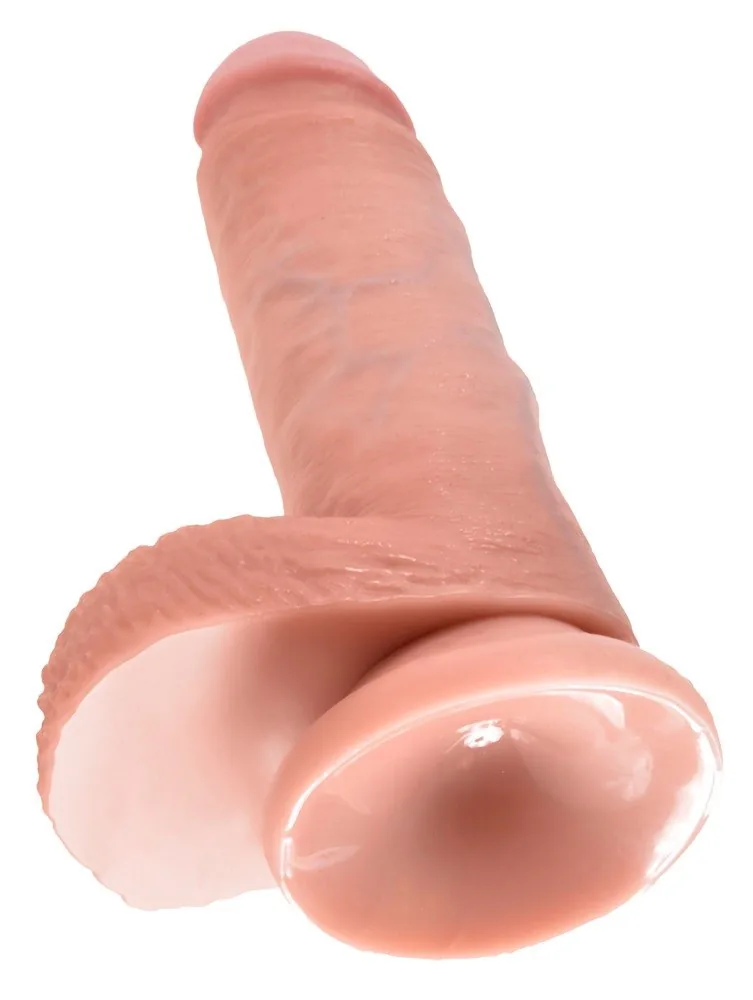 Realistické dildo King Cock so semenníkmi 19,4 cm – Obrázok 5