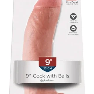 Cock 9" with Balls – realistické dildo so semenníkmi