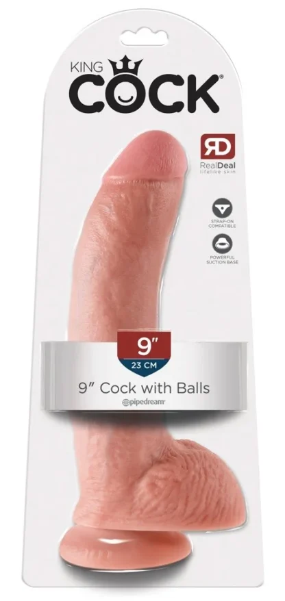 Cock 9" with Balls – realistické dildo so semenníkmi
