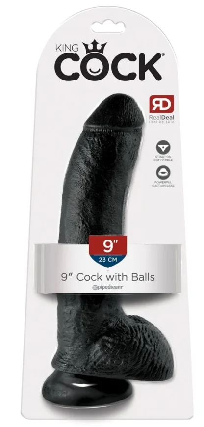 Cock 9" with Balls – realistické dildo so semenníkmi