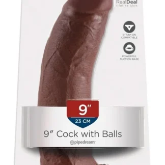 Cock 9" with Balls – realistické dildo so semenníkmi