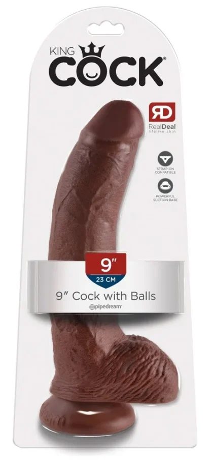 Cock 9" with Balls – realistické dildo so semenníkmi