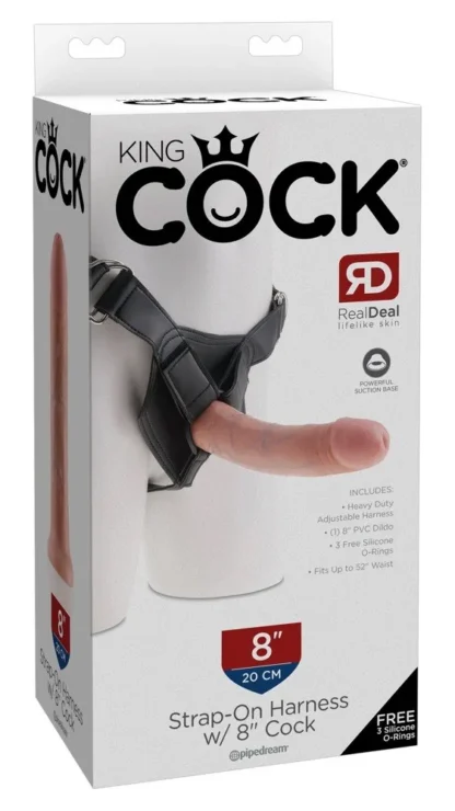 Strap-on King Cock 8 Inch