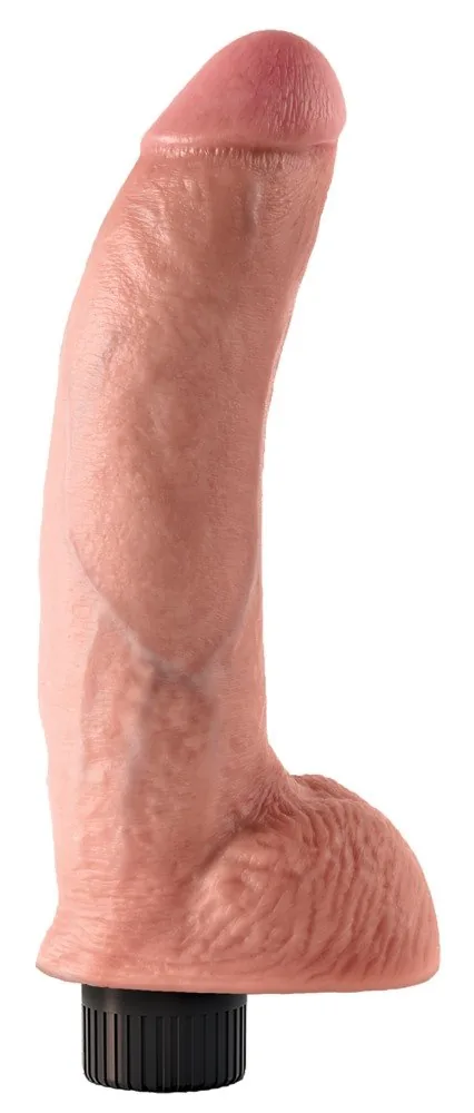 Vibračné dildo Cock with Balls 9 – Obrázok 3