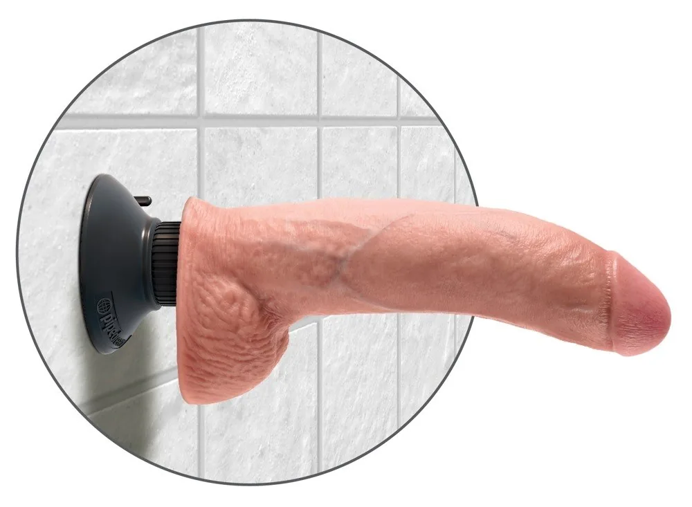 Vibračné dildo Cock with Balls 9 – Obrázok 4