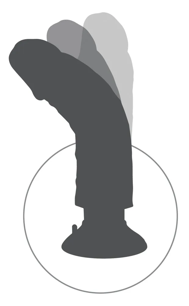 Vibračné dildo Cock with Balls 9 – Obrázok 6