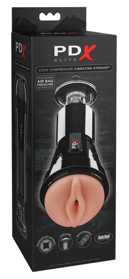 PDX Elite Cock Compressor – vibračný masturbátor