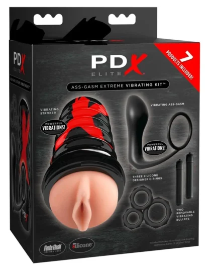 Ass-gasm Extreme Vibrating Kit – vibračná análna sada