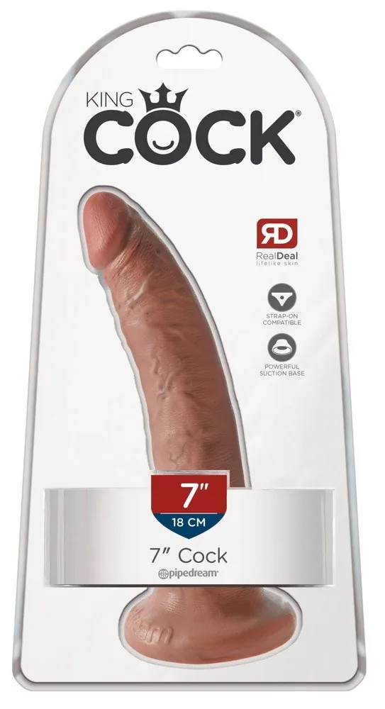 Realistické dildo Cock 20 cm s prísavkou