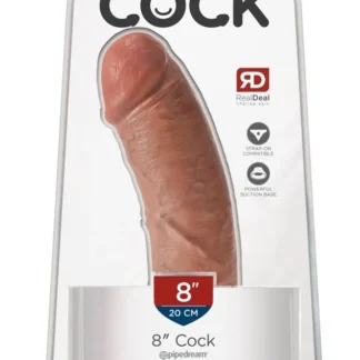 Realistické dildo 8" s prísavkou