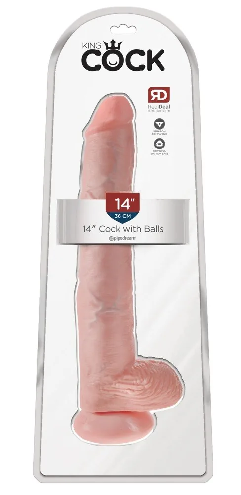 King Cock 14" dildo s varlatami
