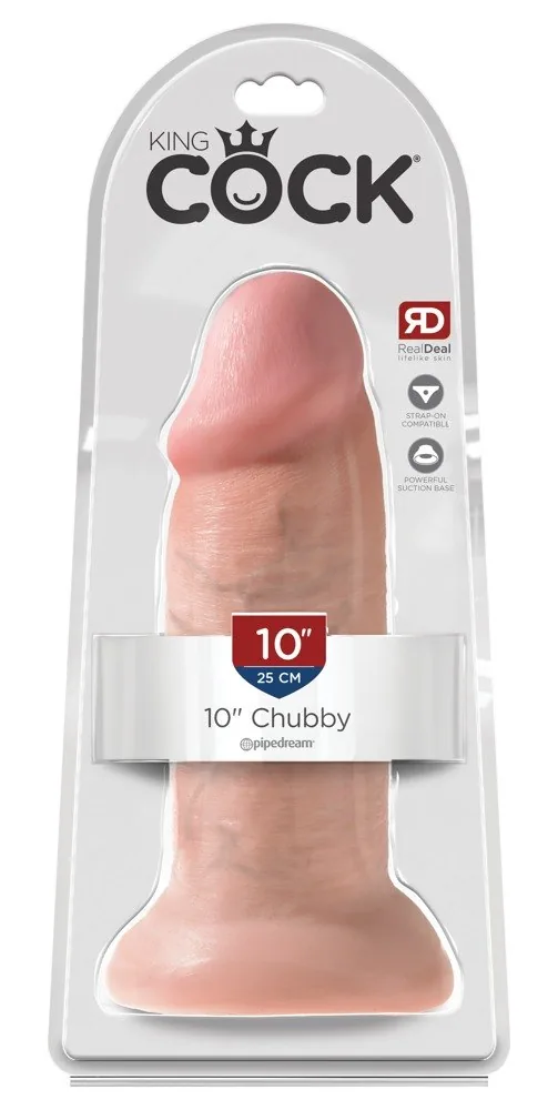 King Cock 10" dildo Chubby – extra hrubé