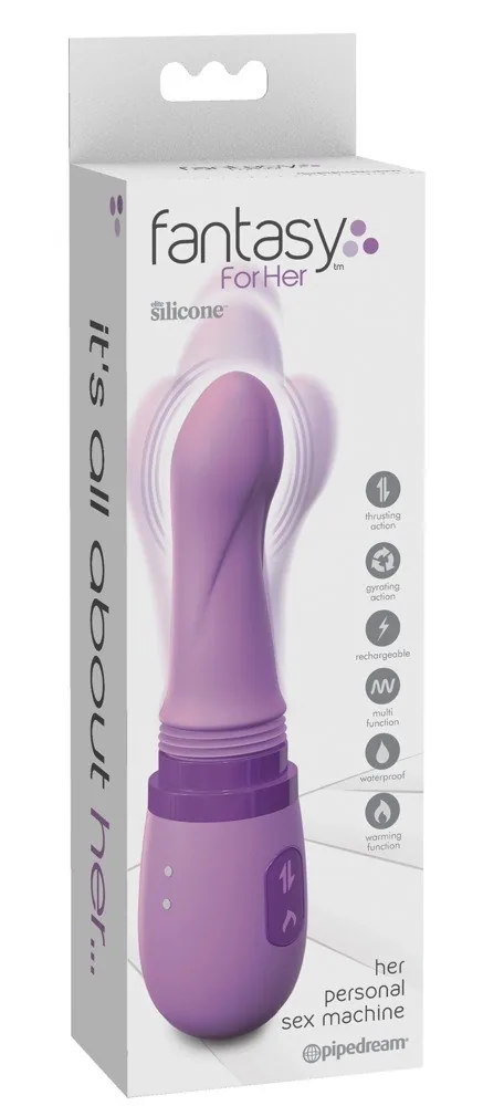 Her Personal Sex Machine – prirážací a rotačný vibrátor