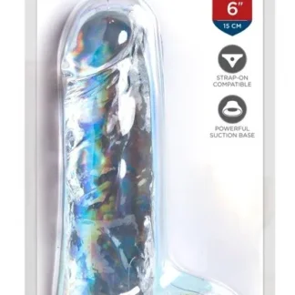 Cock with Balls 6 – priehľadné realistické dildo