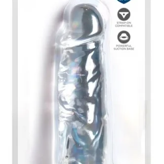 Cock with Balls 8 – priehľadné realistické dildo