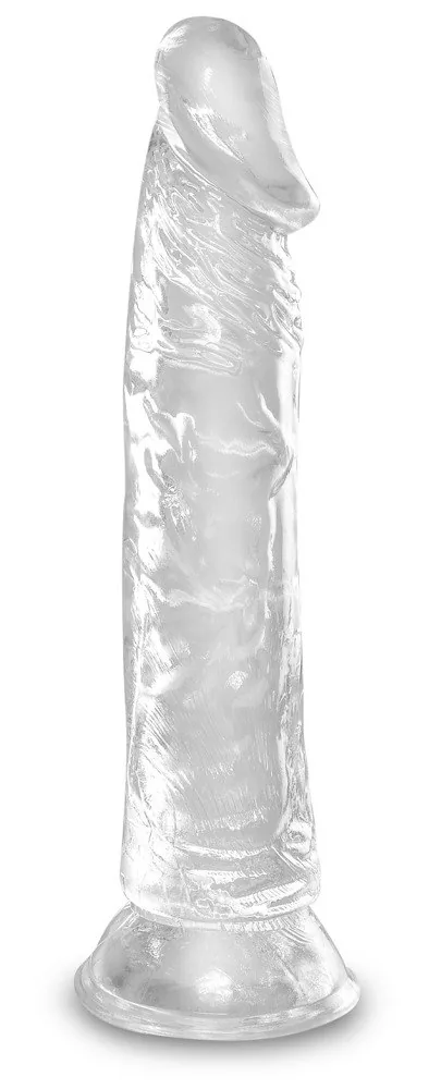 Cock 8 Clear – priehľadné realistické dildo – Obrázok 2
