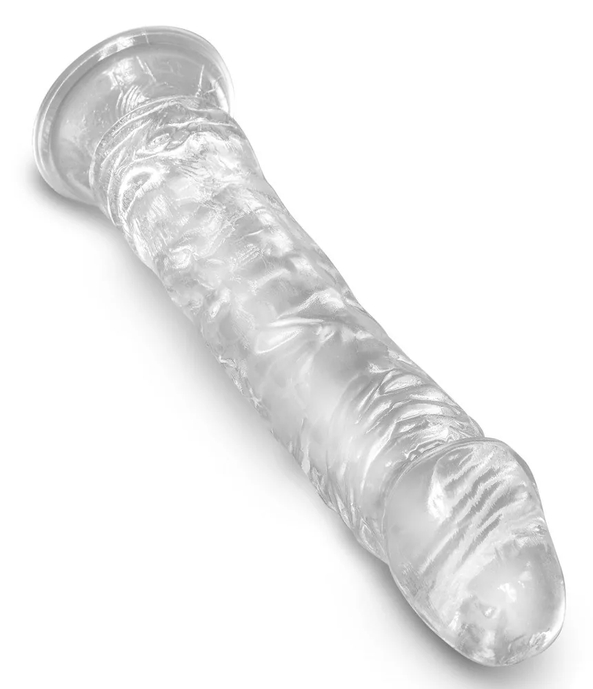 Cock 8 Clear – priehľadné realistické dildo – Obrázok 4