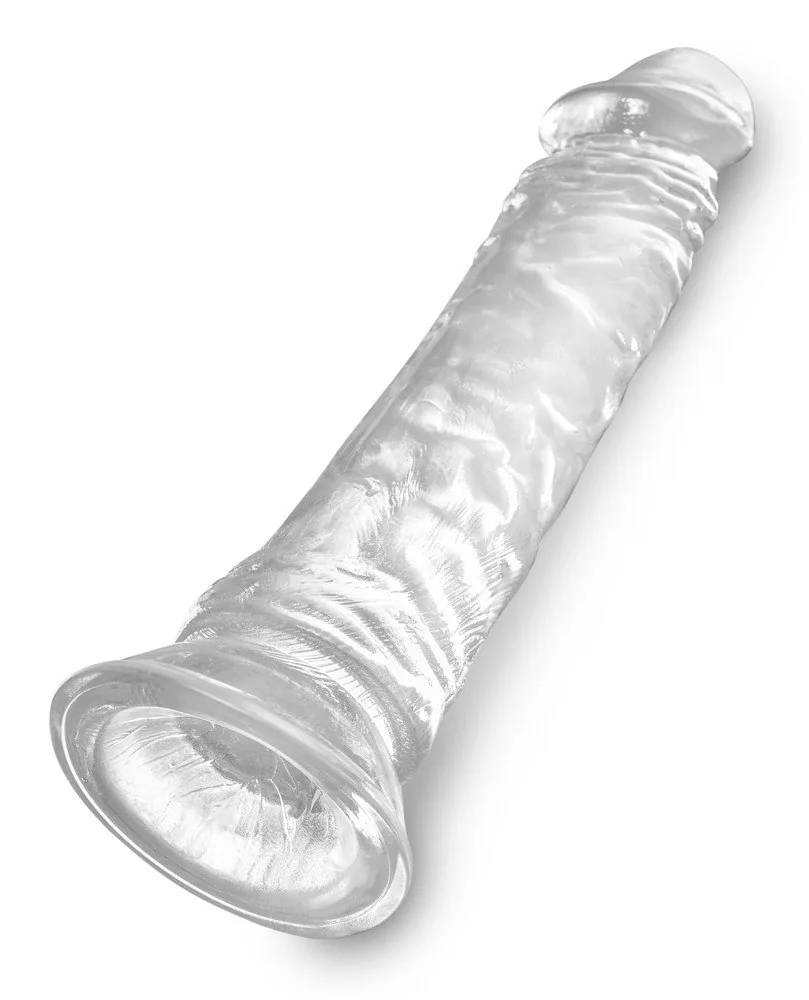 Cock 8 Clear – priehľadné realistické dildo – Obrázok 5