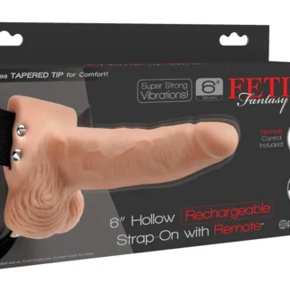 Fetish Fantasy vibračný strap-on 6″ s diaľkovým ovládaním