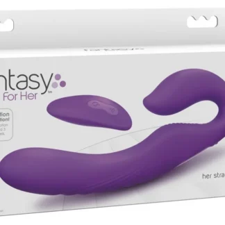 Bezpopruhové vibračné dildo Her Ultimate