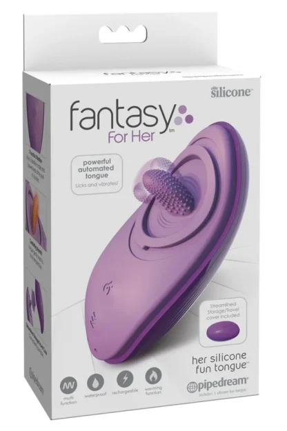 Her Silicone Fun Tongue – vibrátor s jazýčkom