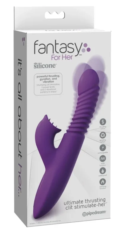 Rabbit vibrátor Ultimate Thrusting Clit Stimulate-Her