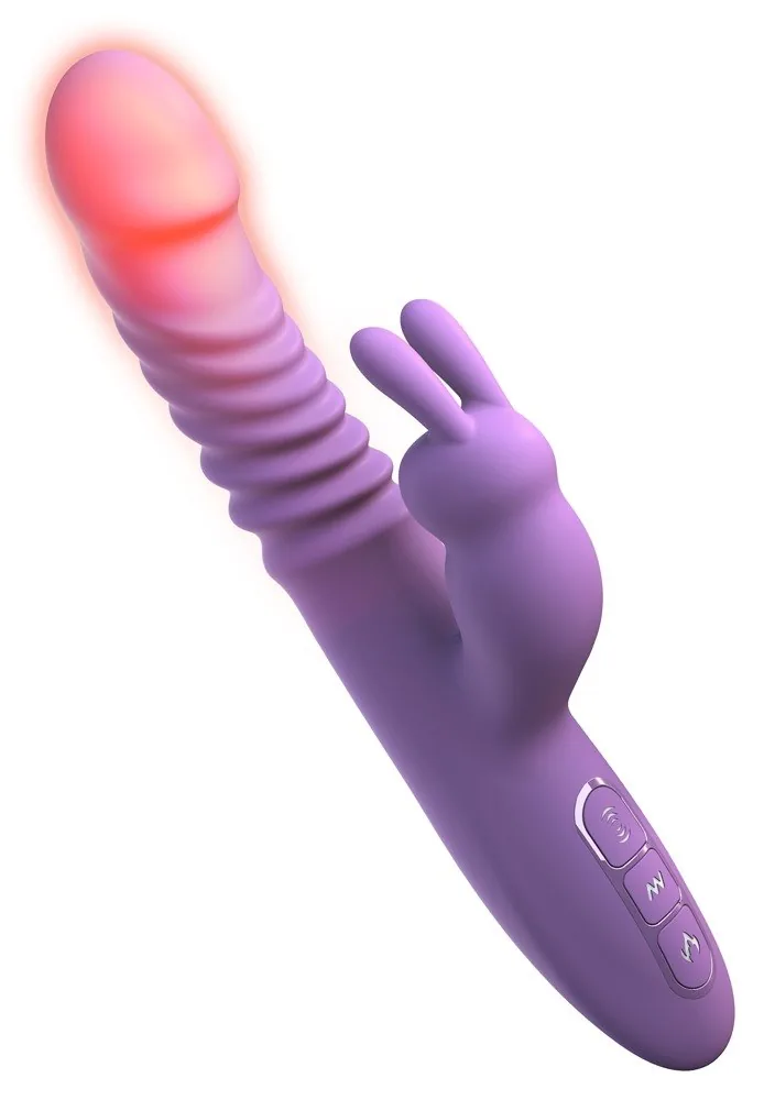 Rabbit vibrátor Her Thrusting Silicone Rabbit – Obrázok 3