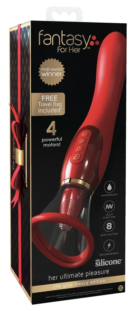 Vibrátor Her Ultimate Pleasure 24K Gold luxusná edícia