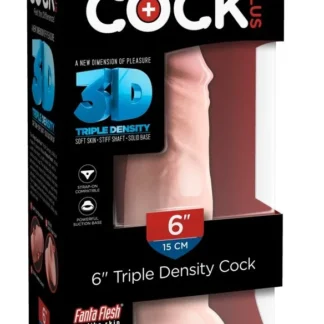 Realistické dildo King Cock Plus 6" Triple Density