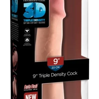 Realistické dildo 9" Triple Density