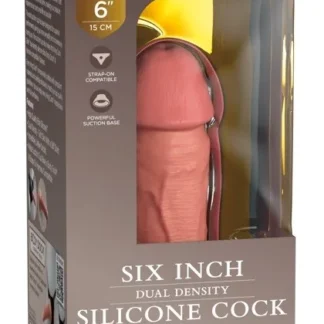 King Cock Elite 6" dildo z dvojhustotného silikónu