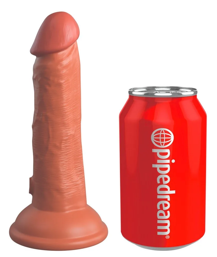 King Cock Elite 6" dildo z dvojhustotného silikónu – Obrázok 2
