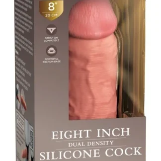 King Cock Elite 8" dildo z dvojhustotného silikónu
