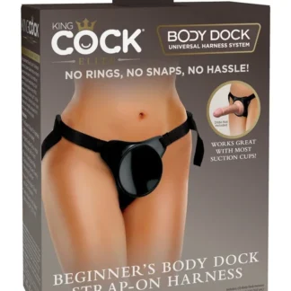 King Cock Elite Body Dock – strap-on postroj pre začiatočníkov