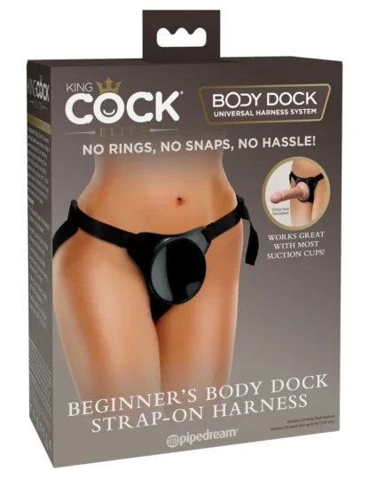 King Cock Elite Body Dock – strap-on postroj pre začiatočníkov